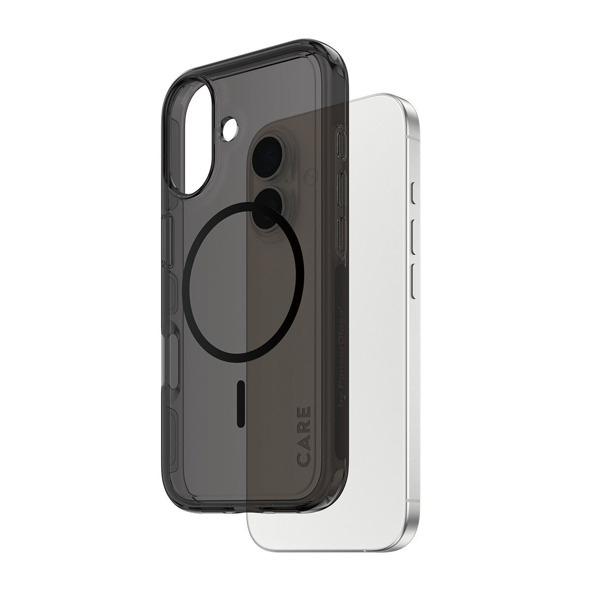 CARE by PanzerGlass® Flagship Case Urban Explorer Smokey m. Schwarz MagSafe iPhone 17